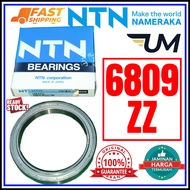 NTN 100% ORIGINAL C3 ENGINE BALL BEARING WHEEL JAPAN 6809 ZZ 6809ZZ LC135 Y15 RXZ SRL115 110 Y110 SS