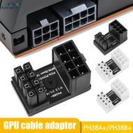180° Angled Turning Connectors for Desktop Graphics Video Card GPU 8PIN Video Card Power Adapter Power Supply Connector Computer Accessories Anti-aging GPU Steering Connector