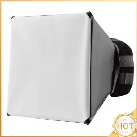 Flash Diffuser Reflector Softbox 125x100mm DSLR Photo Diffuser Soft Light Box Universal Foldable Acc