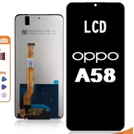 Lcd OPPO A58 Original TOUCHSCREEN Fullset Compatible For Glass Touch Screen Digitizer Original Origi