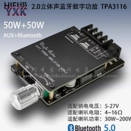 Bluetooth5.0Audio Module TPA3116D2Stereo High-Power Digital HIFI Level2.0Amplifier Board2x50W