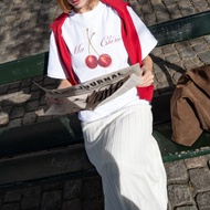 SHE KNOWS - Ma Cherie Organic Cotton T-Shirt เสื้อยืดโอเว่อร์ไซส์ S-L ผ้าออร์แกนิก 100% Organic Cott