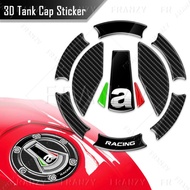 3D Motorcycle Fuel Tank Cap Sticker Protection Decals For Aprilia rs660 RS457 RS125 RS 660 457 125 t