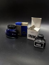 墨水 鋼筆 Parker Blue Ink & Black Ink Bottles