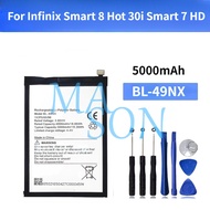 BL-49NX For Infinix Smart 8 Hot 30i Smart 7 HD X6525 X669 X6516 BL-49NX Battery