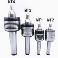 HB MT1 MT2 MT3 MT4 Steel Lathe Live Center Taper Tool Triple Bearing CNC Live Revolving Milling Cent
