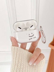 幸運臉型耳機盒適用於 Apple Airpods Pro 2 保護套,airpods 3 半透明軟式保護套
