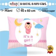 Baby Girl Pillow 40x60 Cm BG 001-013 / Baby Girl / New Born / Birthday Gift / Pillow Souvenir