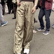 Celana Cargo Parasut Wanita Korean Look Kekinian Celana Cargo Pants MERLINZ