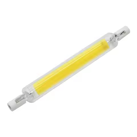 Super Bright LED R7s COB Glass Tube 20W 189Mm Light Bulb AC220V COB Home Replacement Lamp(Warm White
