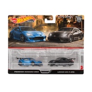 (Japan Card) Hot Wheels Premium Twin Pack - Pandem Subaru BRZ & Lexus RC F GT3