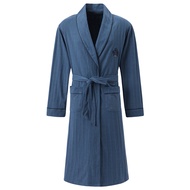 Larger Size 4XL Autumn Winter New Robes for Men Good Quality Mens Robe Belted Bathrobe for Male Kint