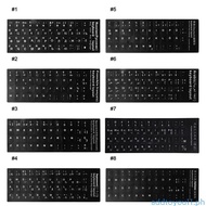 AADT Russian Arabic Korean Italian German and More Keyboard Stickers Alphabet Letters