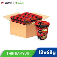 [CARTON] Nongshim Shin Ramyun CUP 12 x 68g