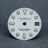 28.5mm NH34 Movement GMT Dial Modified MOD-EXP Triangle Index Blue/Green Luminous