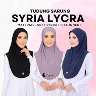 Syria Lycra | Tudung Instant | 1.0 | Size S, M + L | Sekali Free Inner | Warna Baru |
