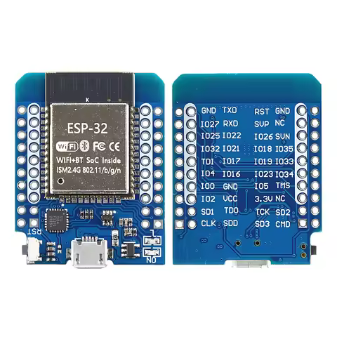 D1 MINI ESP32 BT WiFi Module Development Board for Internet of Things CP2102 CH9102F Serial 40Pin US