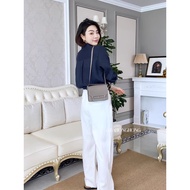 Dahong Keruida [Distressed] Summer Linen Long-Sleeved Shirt Design Casual Shirt Blouse