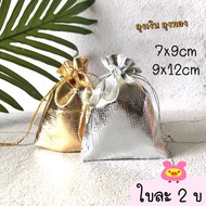 Gold/Silver Bag 9x12cm ️