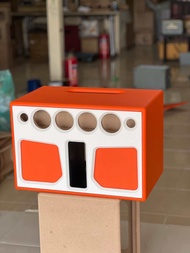 ตู้แบนพาส 8 นิ้วคู่ กลาง 4 นิ้ว 4 ดอก แหลม 2 นิ้ว 2 ดอก ช่องเพลต24*6 ซม.