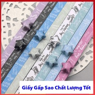 540-sheet star-folded paper, 24cm long, multi-colored luminous origami paper in many colors to choos