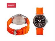 Timex 20mm橙色矽膠錶帶 Orange Silicone Strap T2P031 - 包平郵