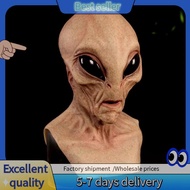 E7G-Halloween Creepy Latex UFO Big Eyes  Full Head Party Mask for Adults Masquerade Costume Party Co
