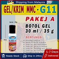 KRIM/GEL MMC-G11 ORIGINAL TERAPI ULURAN ANGIN Buang Angin@BATU/MEDU/HERNIA/ANGIN PASANG/KEMBUNG PERU
