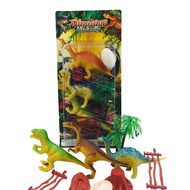 Dinosaur 3 in 1 with egg and small tree animal figures toys for kids