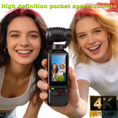 4K High-Definition Handheld Camera, Portable Sports Camera with 1.97-Inch Screen, Suitable for Sport