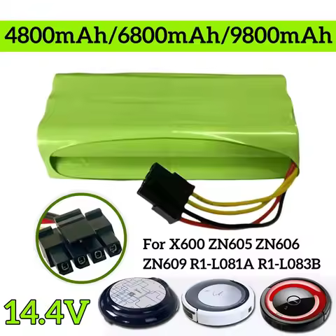 14.4V 4800mAh 6800mAh 9800mAh Robot Battery for Ursus Trotter UT-EXCELLENZA Robotica Vacuum Cleaner