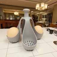 ‎Stovetop Egg Boiler 4/6 Eggs - Silicone Pot with Measuring Marks & Cool Touch Features