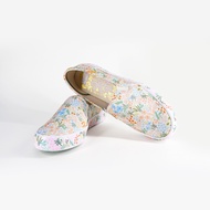 Keds×Rifle Pape joint collaboration low-cut floral ins retro all-match one-step casual women's shoes hot sale