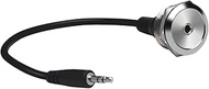 YiKaiEn 3.5mm TRS Stereo Panel Mount Adapter - Threaded Round Connector, Male to Female Short Cable,