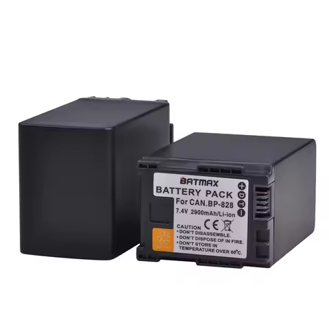 Batmax BP-828 BP828 2900mAh battery for Canon VIXIA XA20,XA25,XA35, XA40, XA45, XA50, XA55, XA65,XA7