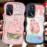 MERAH Z-44 SpongeBob Red Black Pink Case Casing for OPPO A54 A54S A55S A16S A16 A55 5G