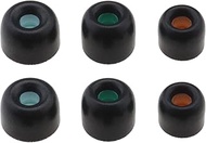 3 Pairs Memory Foam Eartips Noise Isolation Replacement Earbuds Compatible with Sony WF-1000XM4 Earphones Black 3 Sizes S/M/L