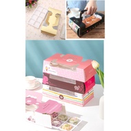 10sets 50g-80g Mooncake/pastry/tart Packaging  Box ( White tray included)