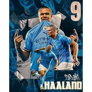 [Available] Erling Haaland Football Player Poster, Beautiful, Newest Haaland Player Poster, Adhesive