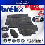 (6 Pcs) BREKO+ SHADES High Quality Magnetic 0.98 UV Proof  Sun Shade (Malaysia-Made) For BYD Sealion