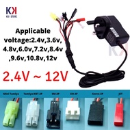 Battery Charger Multifunctional Smart Charger For 2-4S/5-10S Nimh/Nicd Rc Plug Charger 2.4v,3.6v,3.7