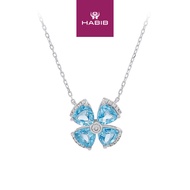 HABIB Alyssa Diamond Necklace in 375/9K White Gold