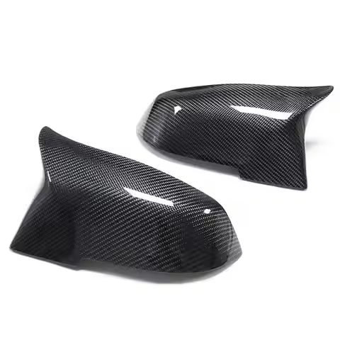 Carbon Fiber Fibre Side Mirror Cover Caps for BMW 1/2/3/4series X13GT_320_425i，100% tested well