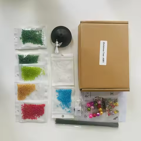 Beaded DIY Christmas Ornament Beaded Christmas Tree Kit DIY Christmas Tree Luminous Christmas Tree M