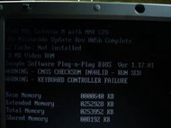 捷元 GENUINE  GNB-1000 M3C 專業維修 COMS錯誤 鍵盤錯誤