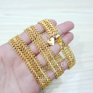 REPLIKA 24k Gold Replica Chain Bracelet - Penang Gold