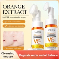 Vc Brightening Face Wash Mousse Gentle Foaming Deep Cleansing Face Wash