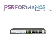 D-Link DGS-F1026P-E 250M 24-Port Gigabit PoE Switch + 2 SFP Ports (3 YEARS WARRANTY BY BAN LEONG TEC