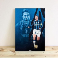 InterMilan FC/A3+ player wall Poster without frame.