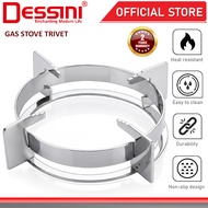 DESSINI ITALY Stainless Steel Gas Stove Trivet Pot Stand Pan Support Rack Cooktop Holder Penyangga P